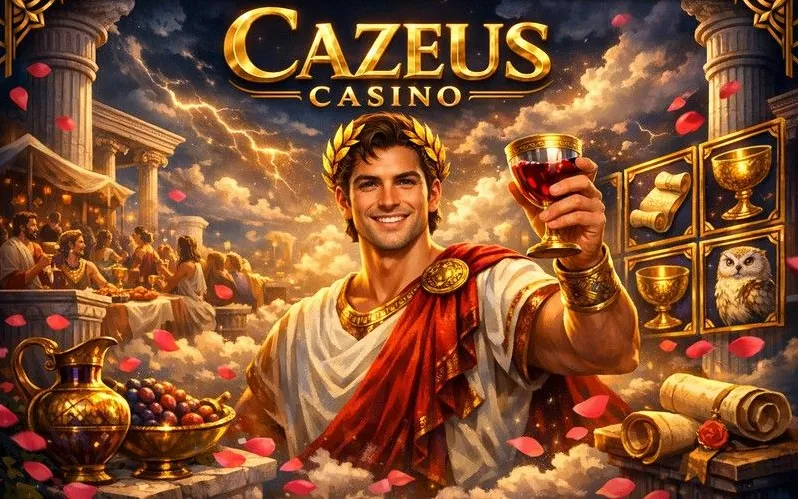 Cazeus Casino games catalog banner